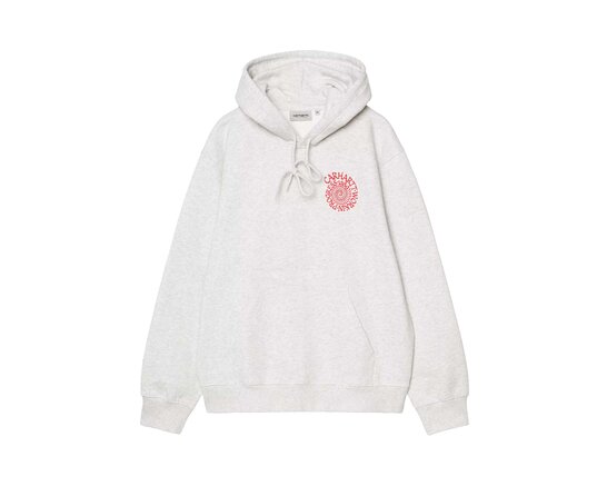 Carhartt WIP Hooded Spiral Sweat Ash Heather I036376.482.XX.03