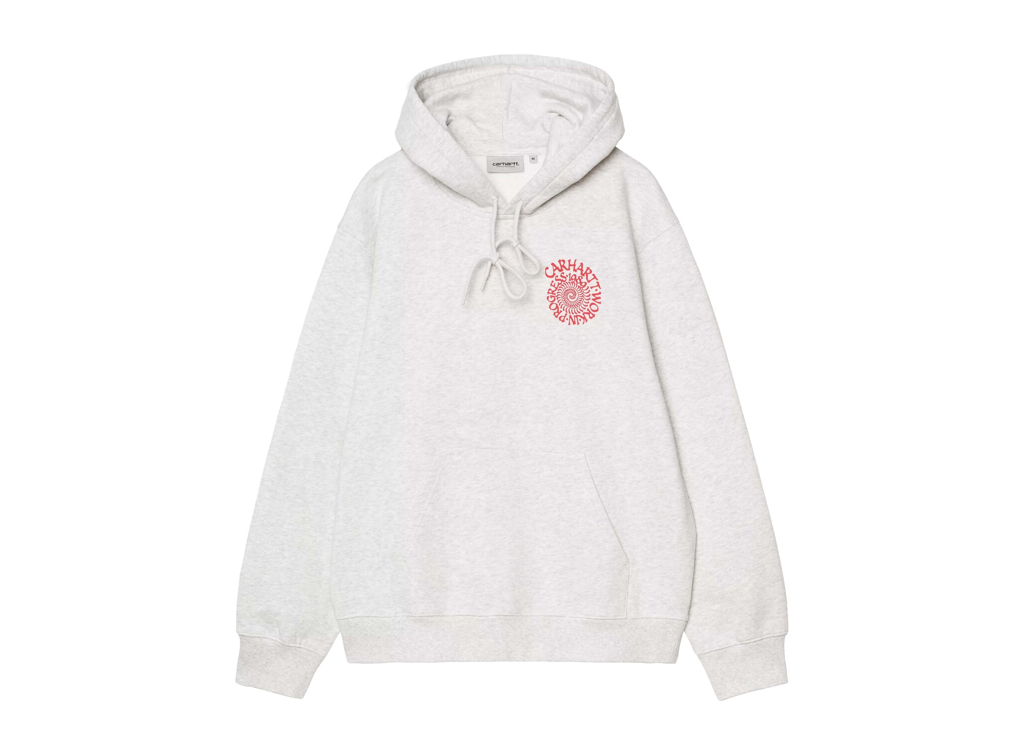 Carhartt WIP Hooded Spiral Sweat Ash Heather I036376.482.XX.03