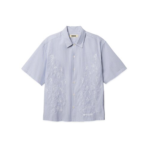WBWang Ox Flower Shirt Light Blue 2616 704