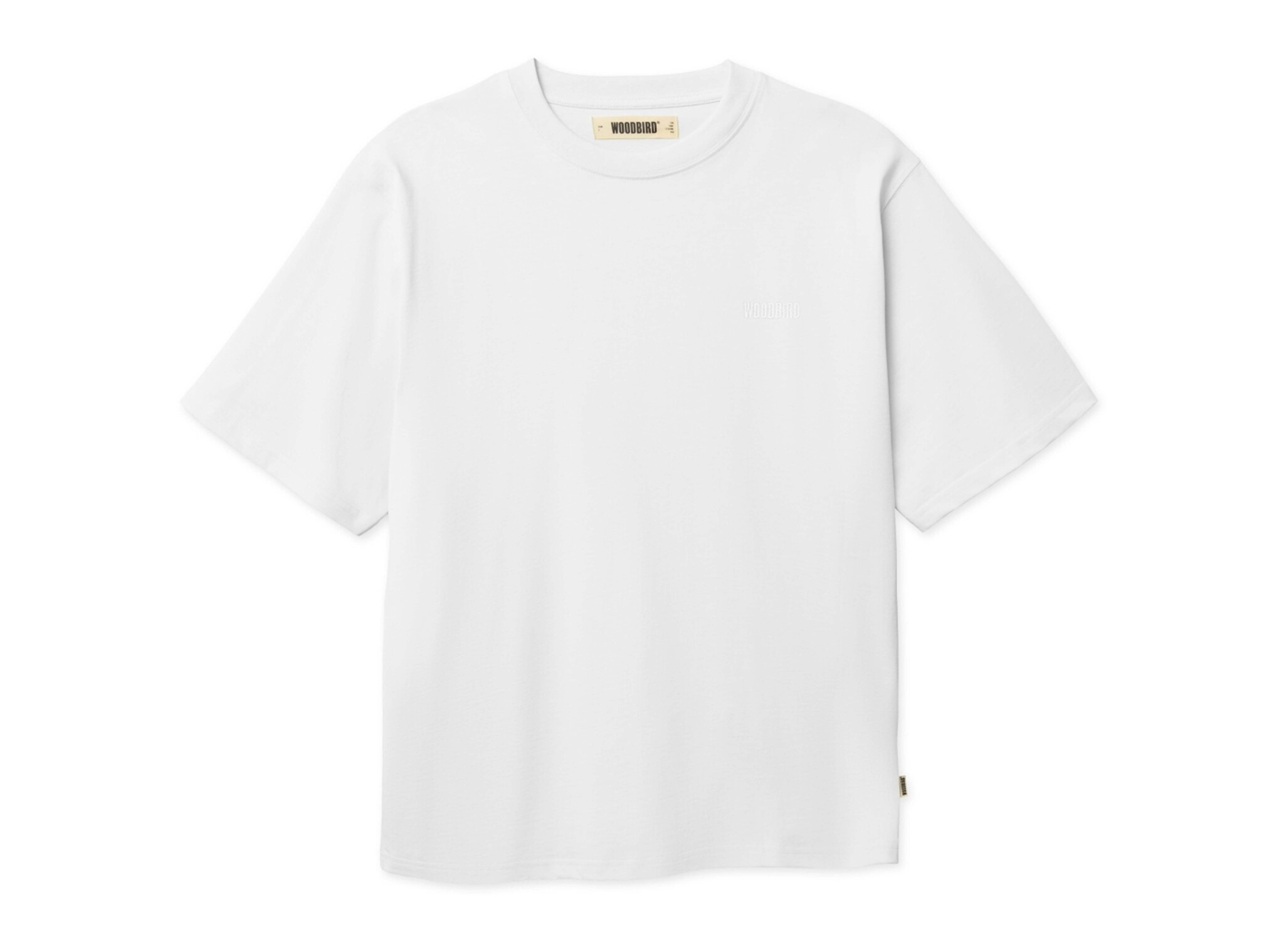 WBBain Base Tee White 2100 430 Woodbird WBBain Base Tee White 2100 430