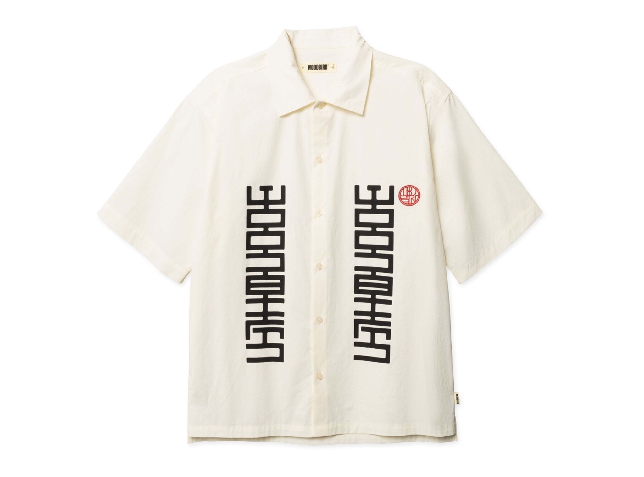 Woodbird WBBanks Sign Shirt Off White 2616 708