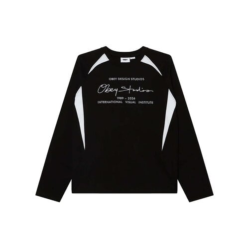 League Shirt LS Black Multi 131030145