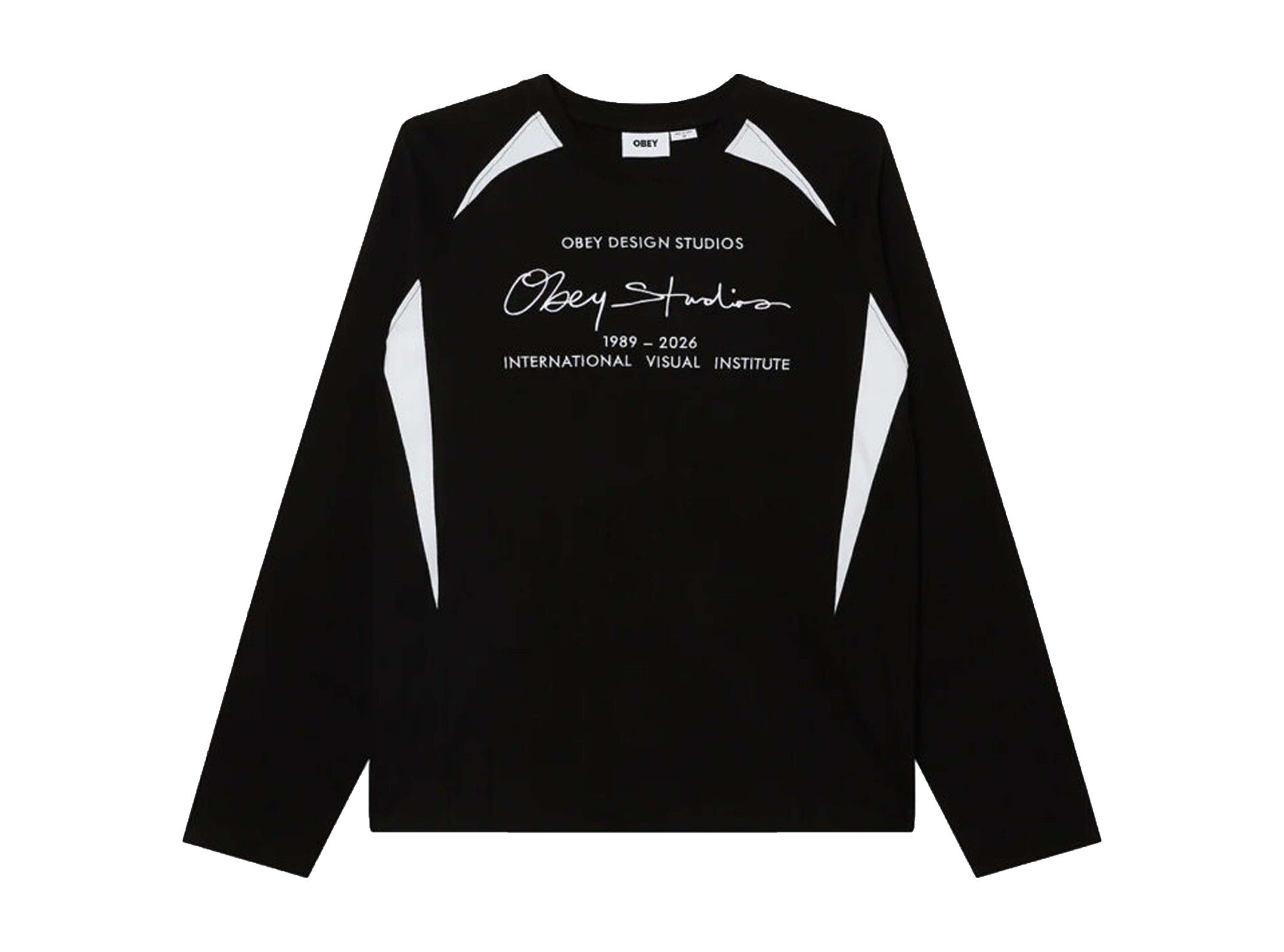 Obey League Shirt LS Black Multi 131030145