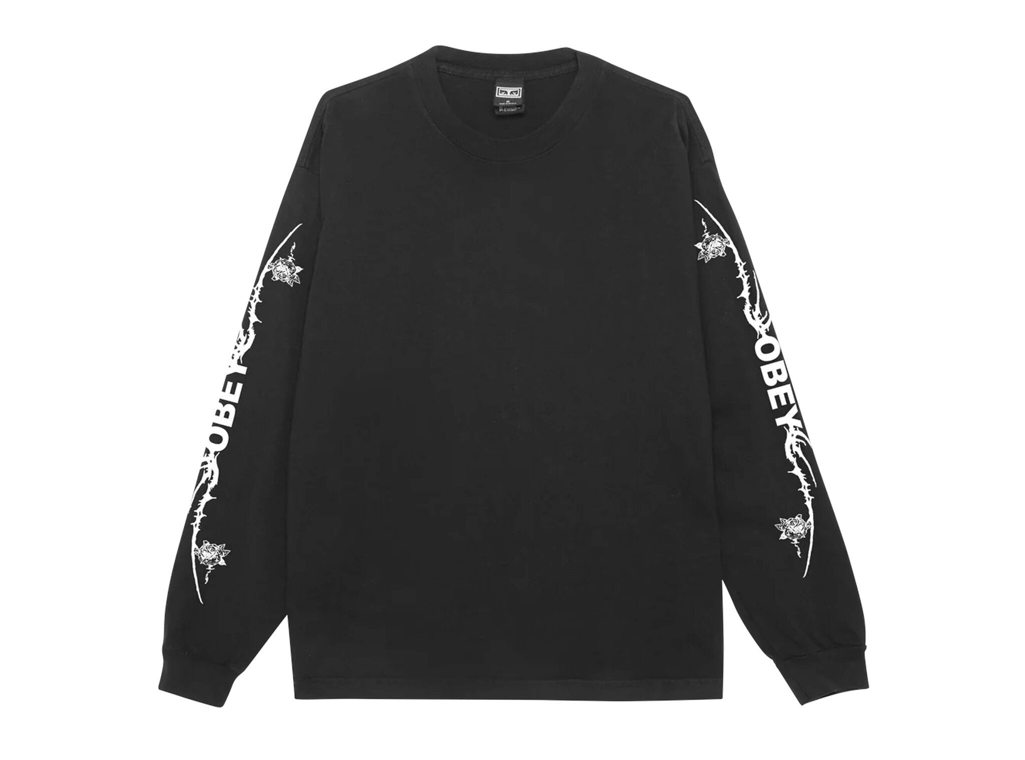 Obey Tribal Rose LS T-shirt Pigment Dusty Black 168004250