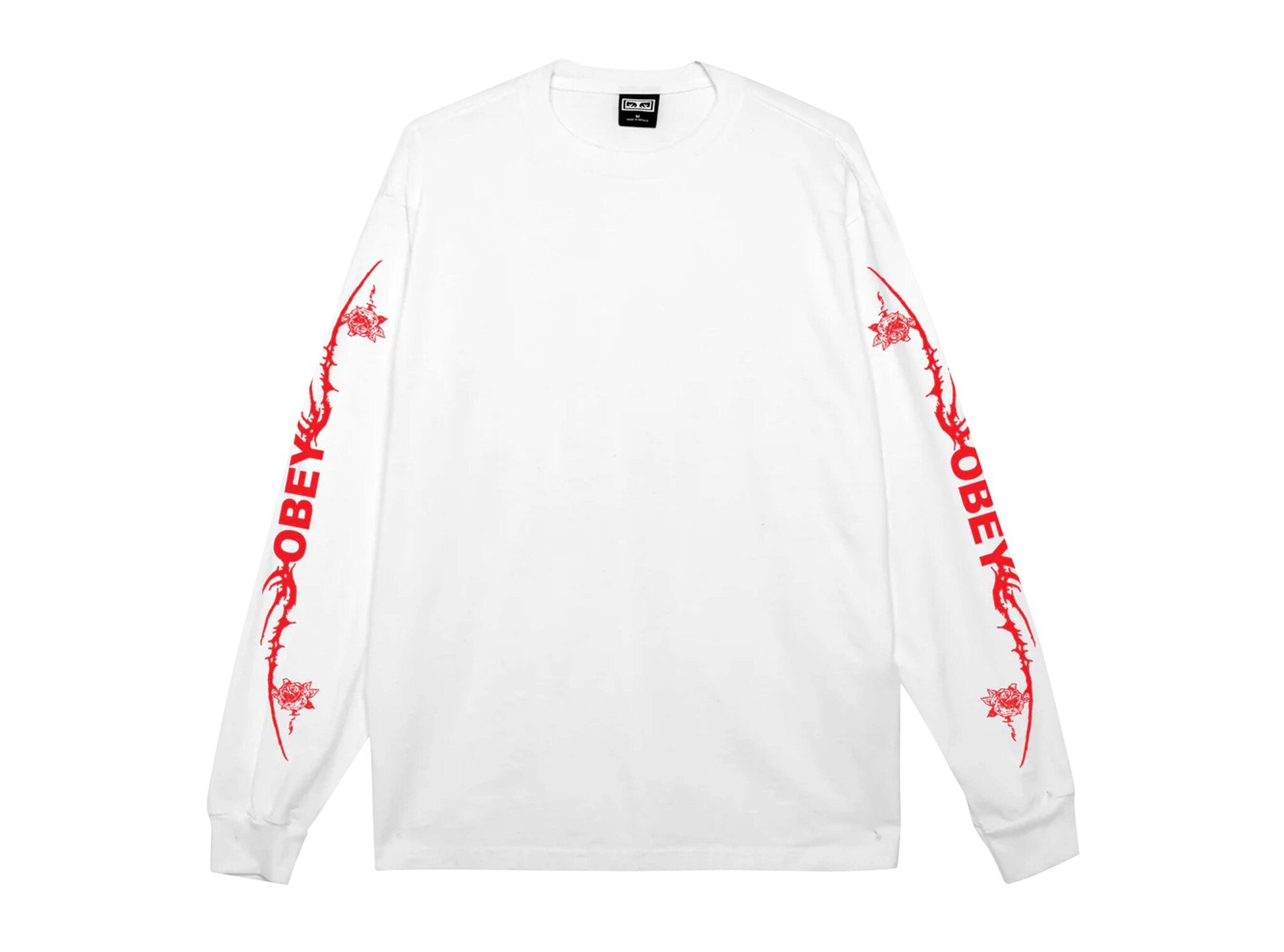 Obey Tribal Rose LS T-shirt Pigment Vintage White 168004250