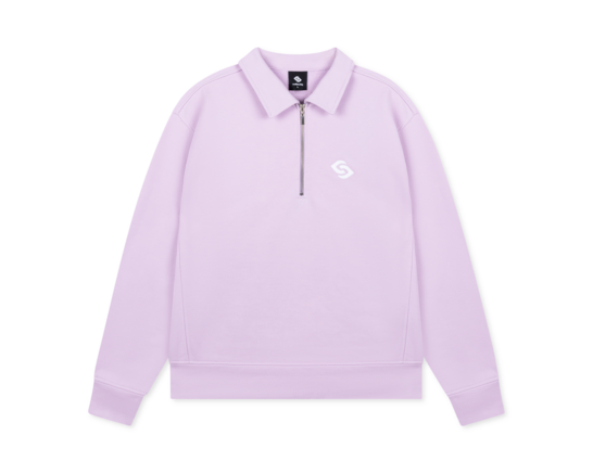 Collectiq Derby Stakes Half Zip Light Orchid CC 62008 800