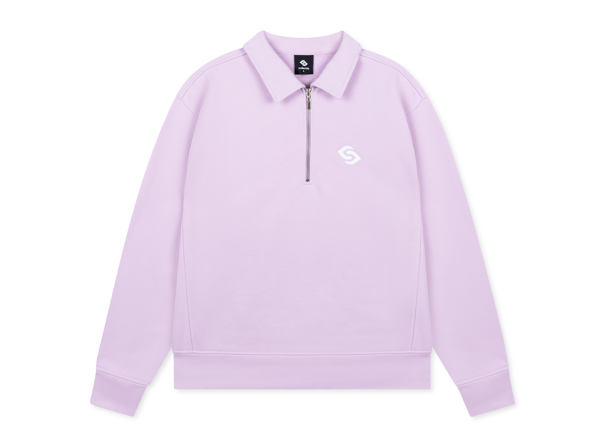 Collectiq Derby Stakes Half Zip Light Orchid CC 62008 800