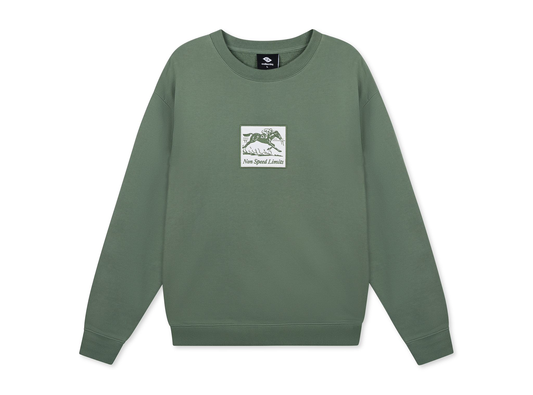 Collectiq Speed Limits Crewneck Myrtle CC 62001 508