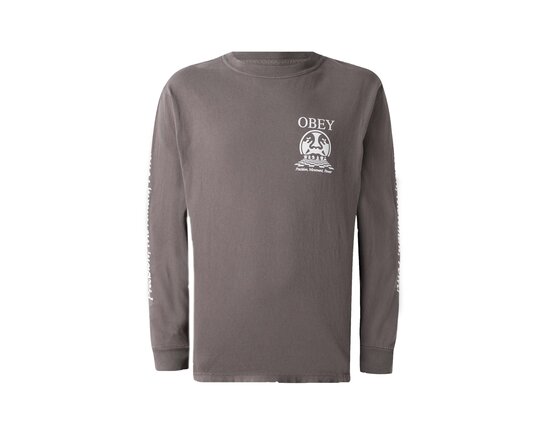 Obey Precision LS T-shirt Pigment Dusty Black 168004226