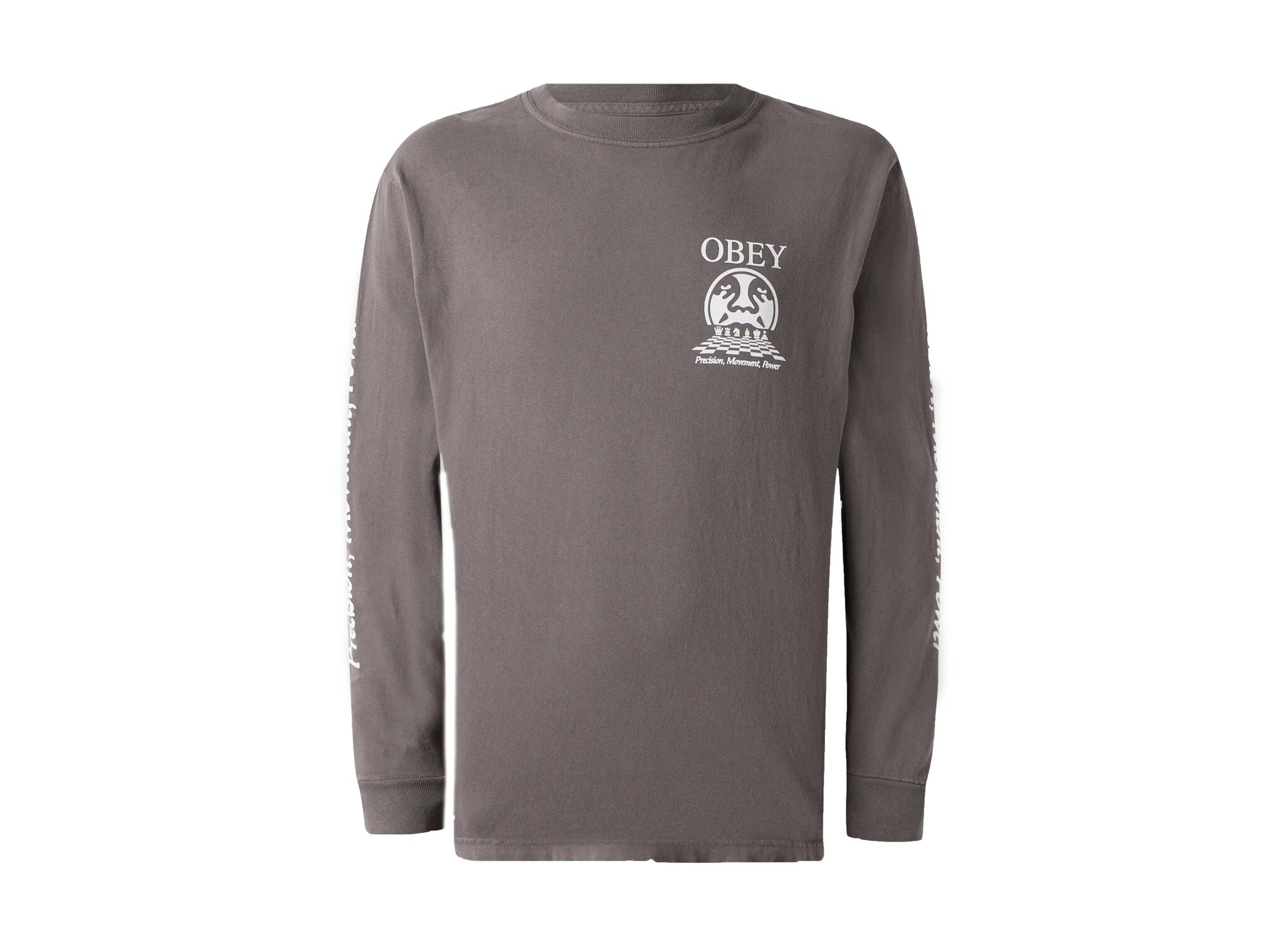 Obey Precision LS T-shirt Pigment Dusty Black 168004226