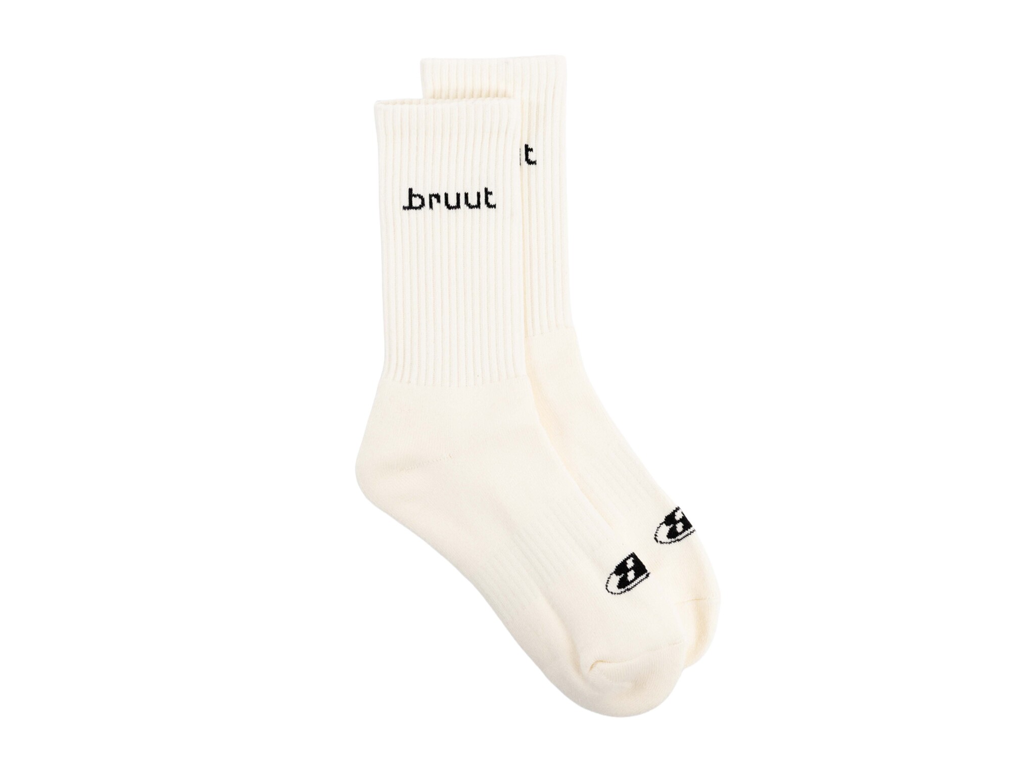 Bruut Logo Sock Off White BT2550 001