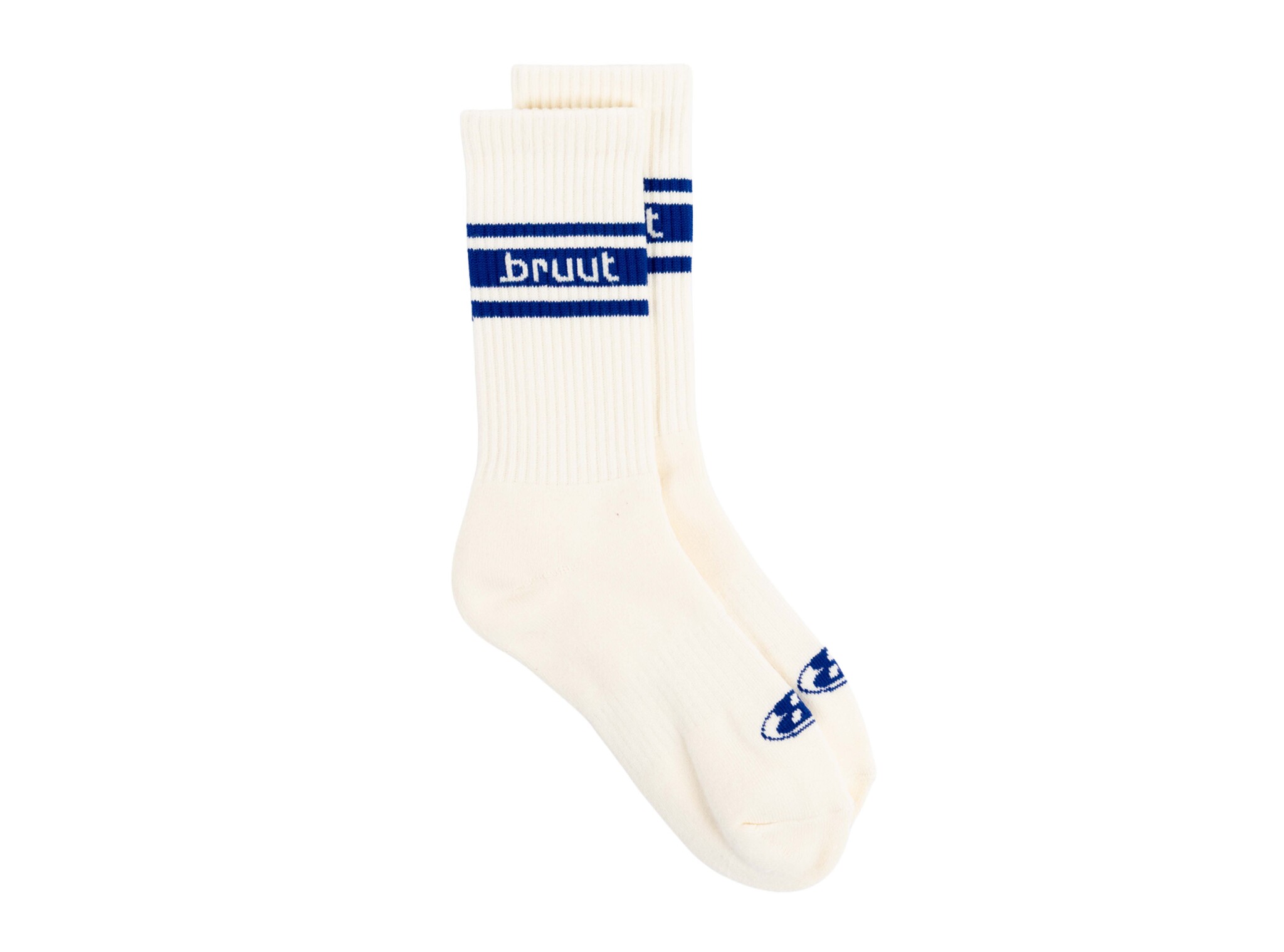 Bruut Retro Sock Off White Blue BT2550 001