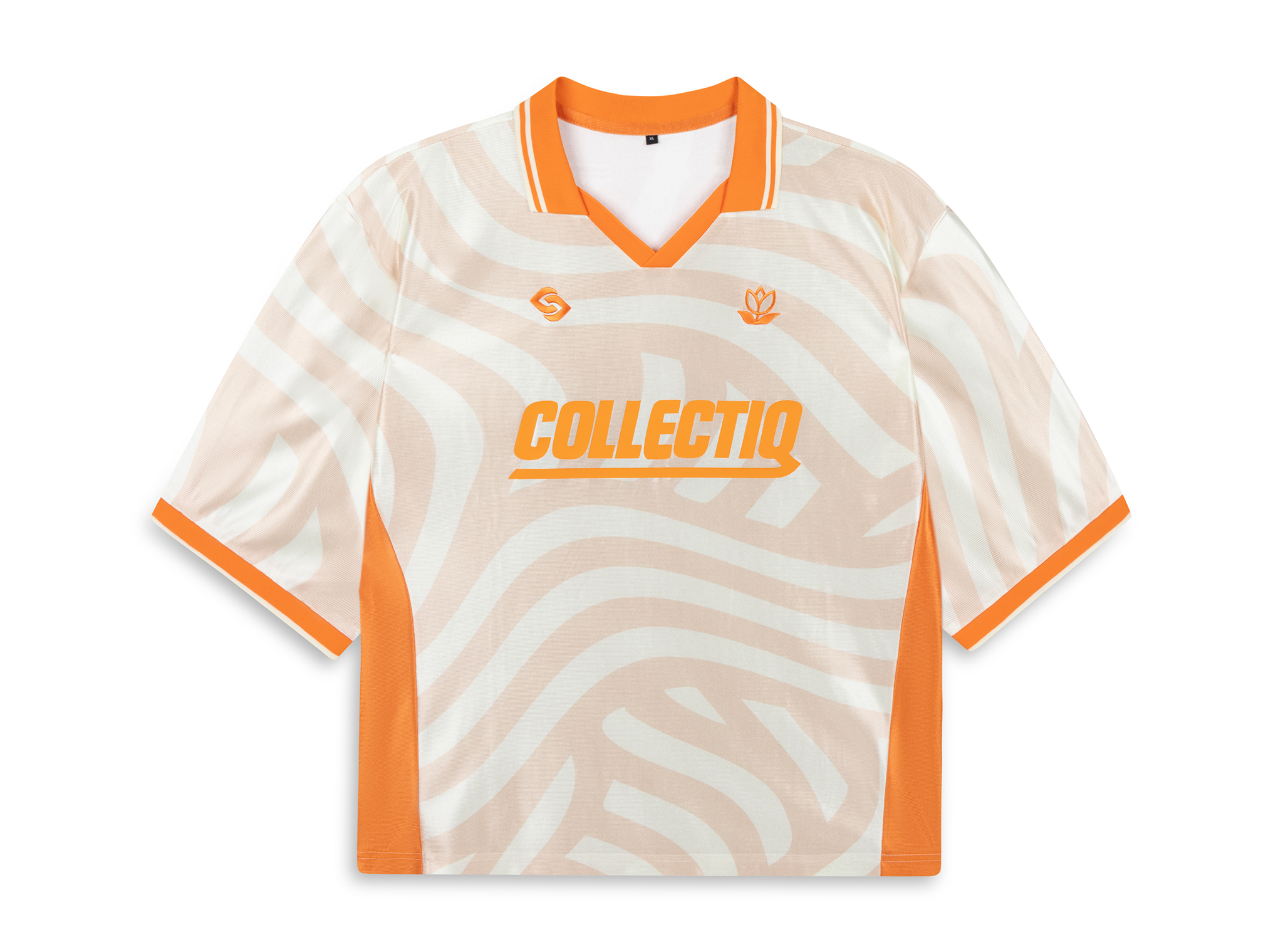 Collectiq Wavy Petal Soccer Jersey Off White CC 61019 109