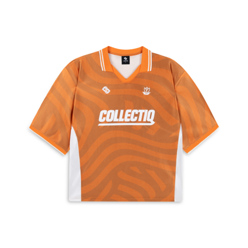 Wavy Petal Soccer Jersey Orange CC 61019 350