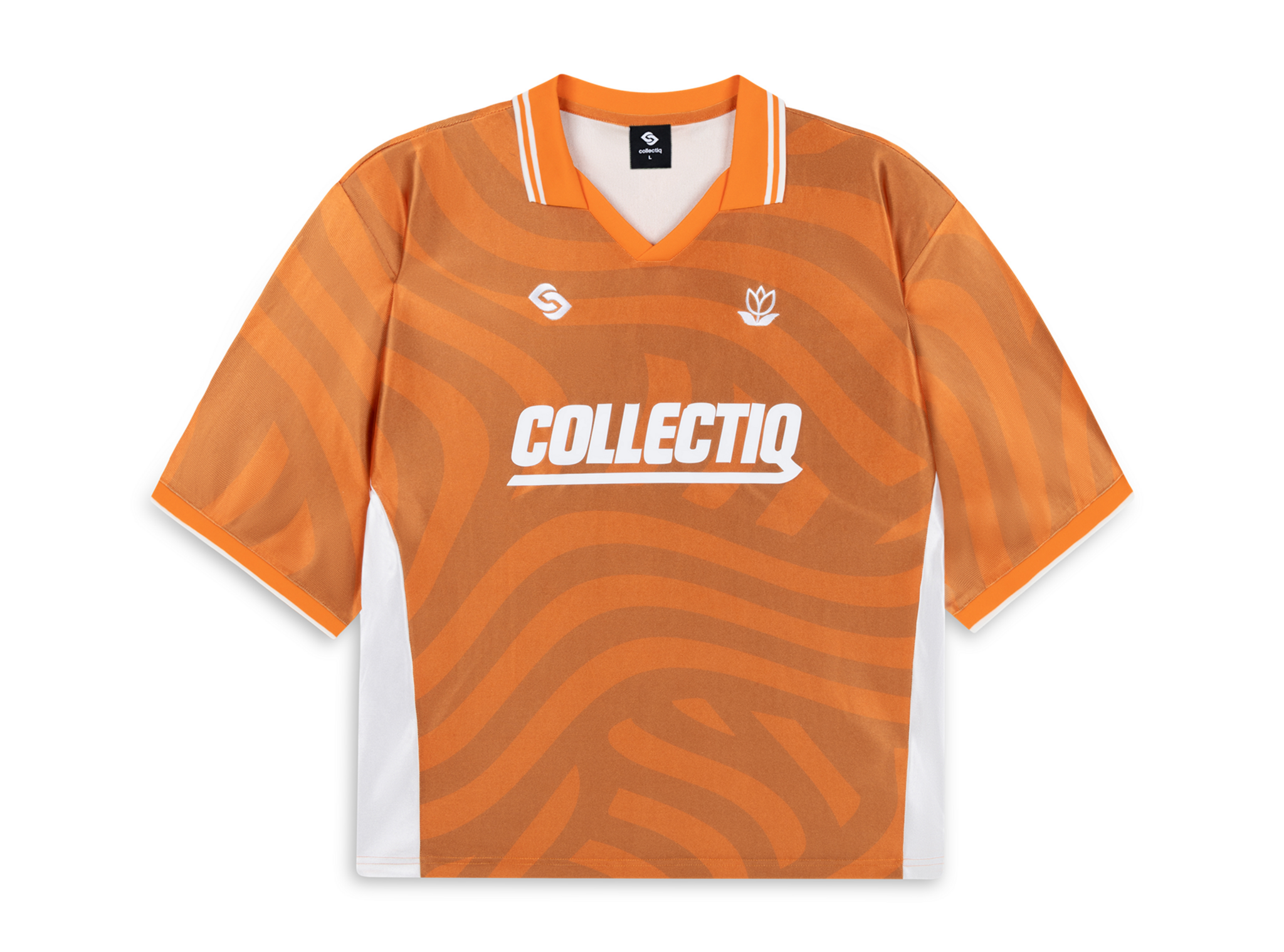 Wavy Petal Soccer Jersey Orange CC 61019 350 Collectiq Wavy Petal Soccer Jersey Orange CC 61019 350