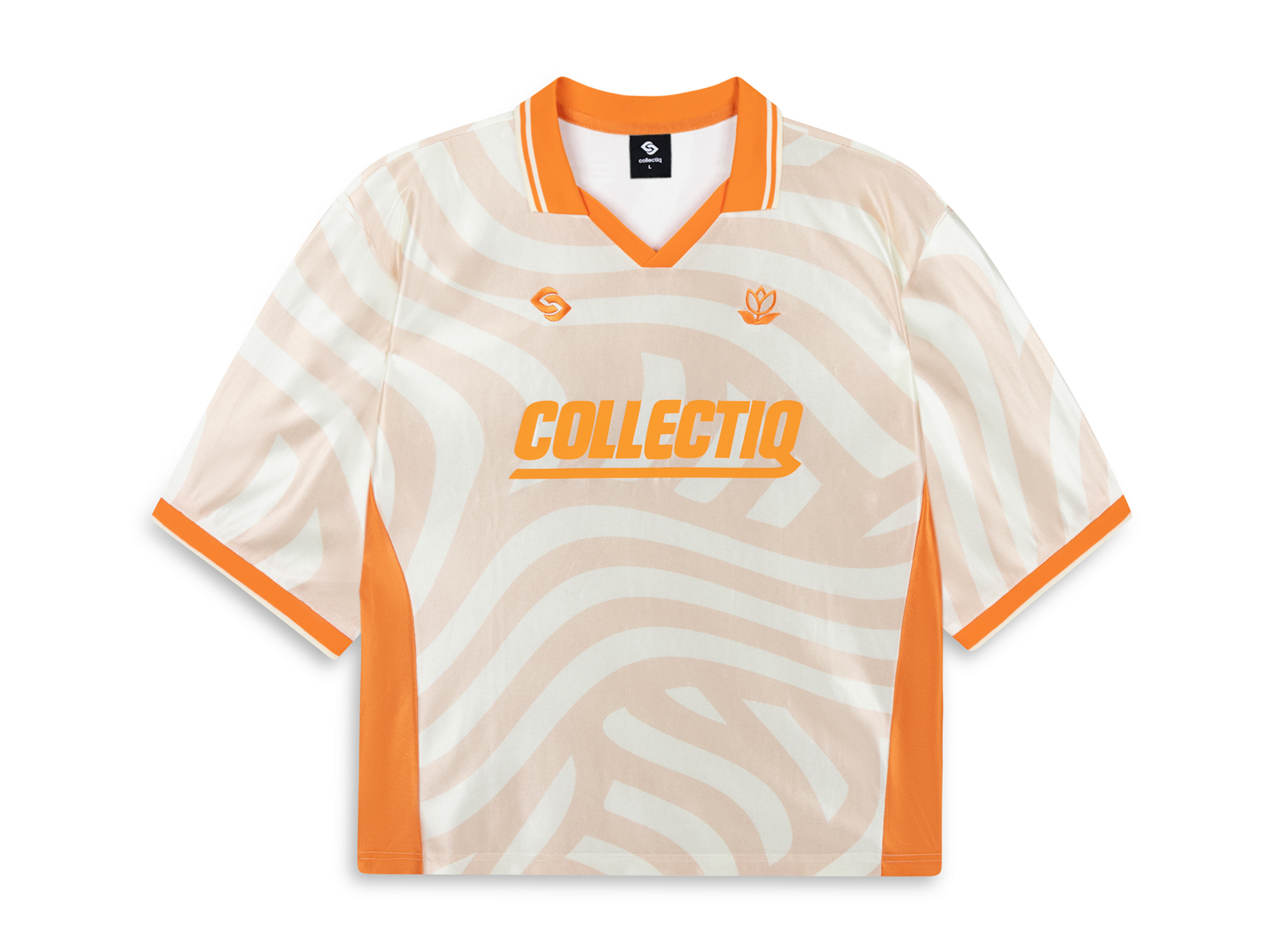 Collectiq Wavy Petal Soccer Jersey Off White CC 61019 109