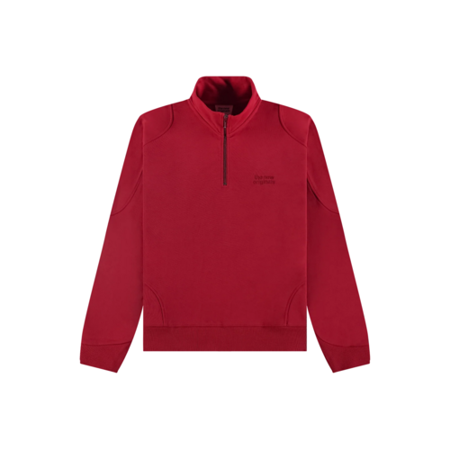 Emblem Half-Zip Sweater Red TNO471