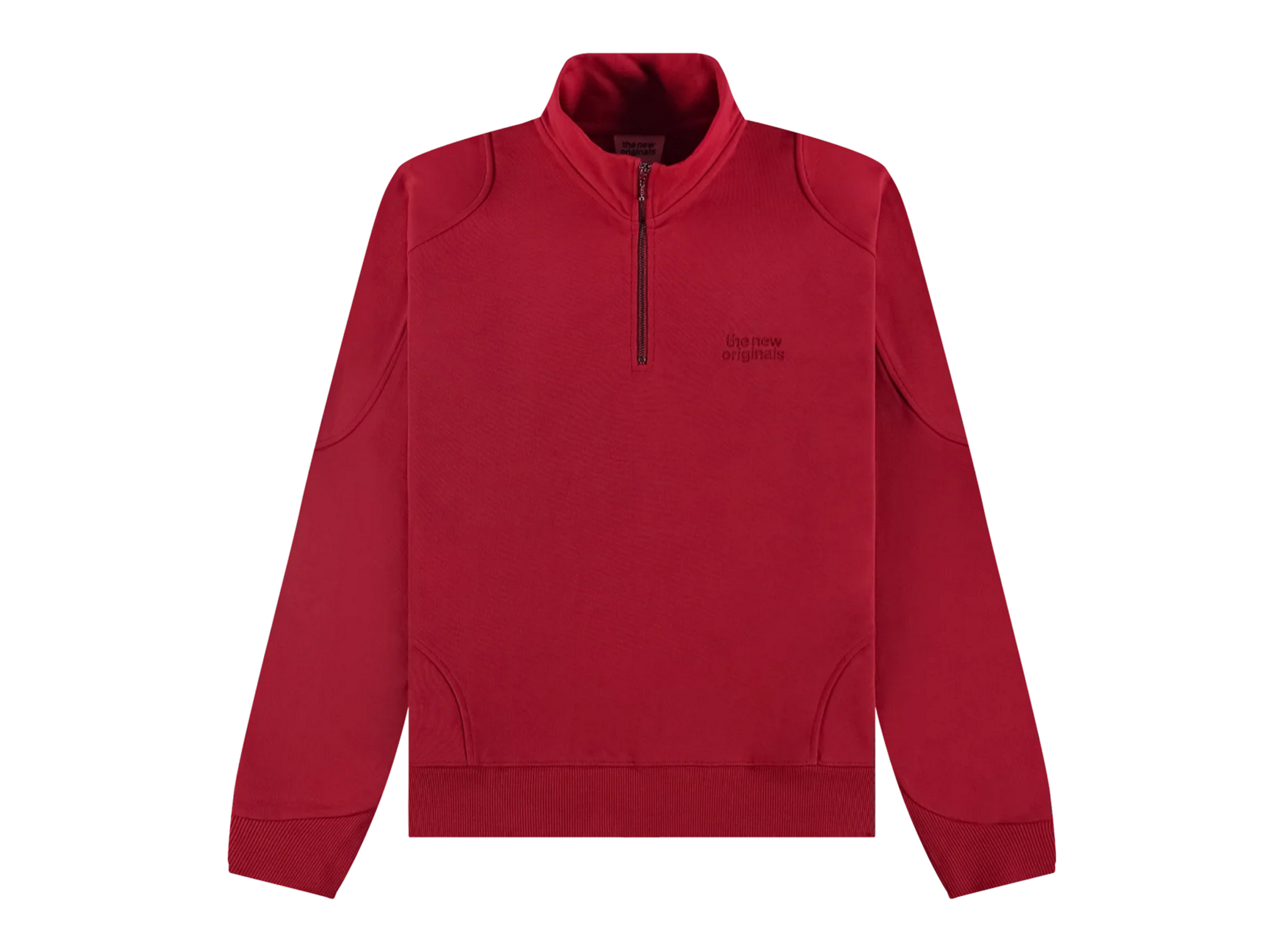 The New Originals Emblem Half-Zip Sweater Red TNO471