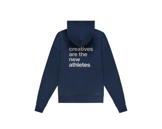 The New Originals Catna Zip Up Hoodie Stock Navy TNO472