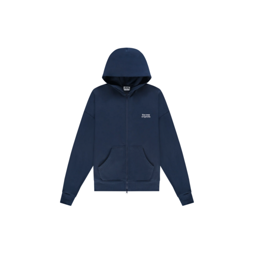 Catna Zip Up Hoodie Stock Navy TNO472