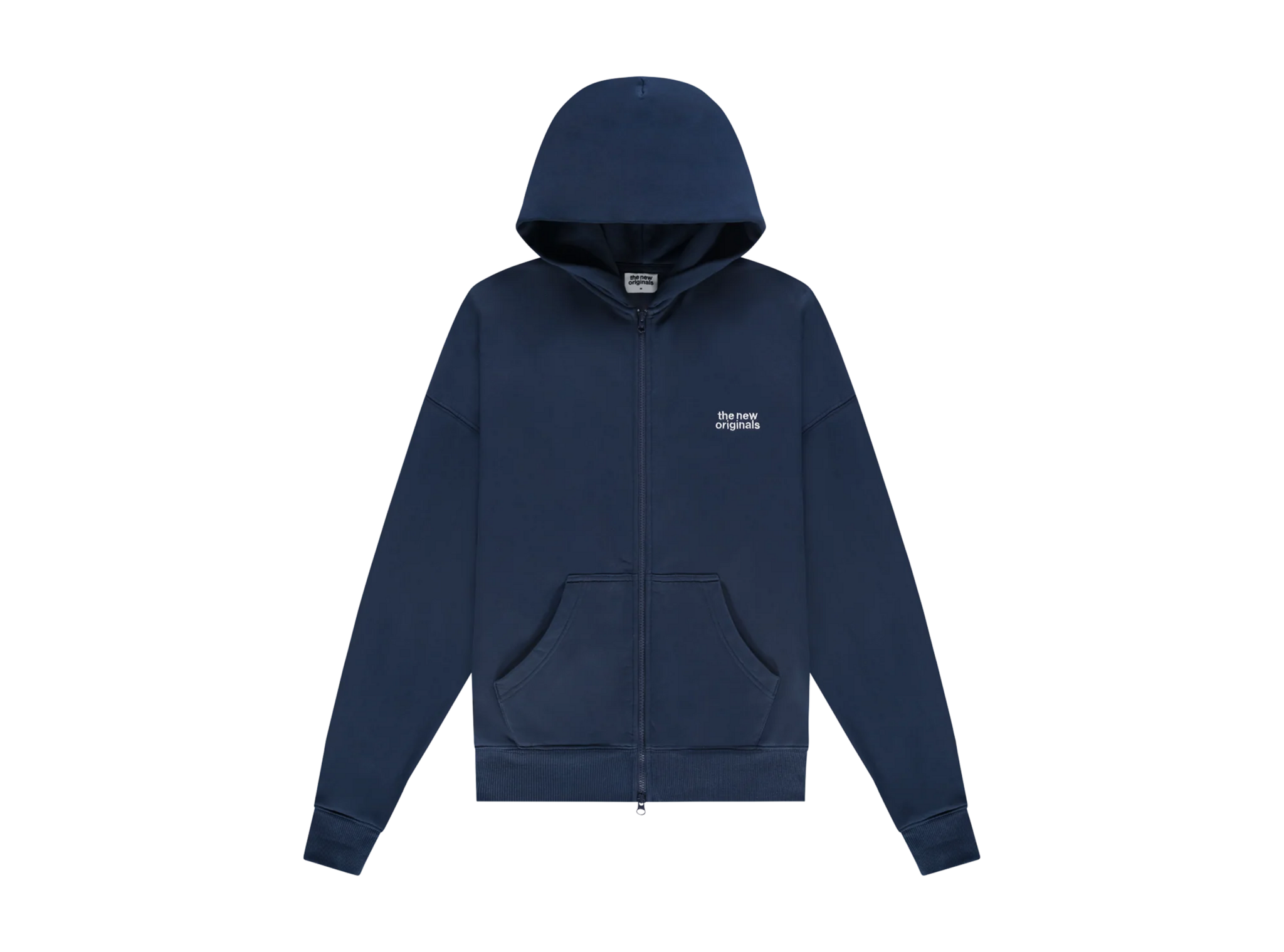 The New Originals Catna Zip Up Hoodie Stock Navy TNO472