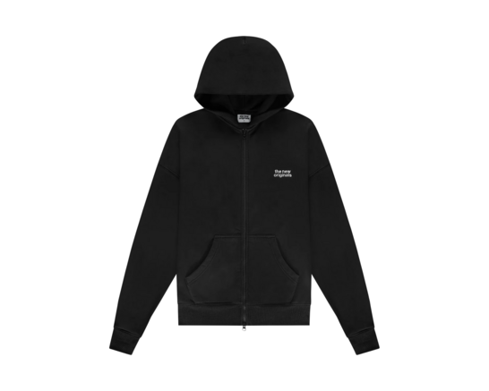 The New Originals Catna Zip Up Hoodie Black TNO473