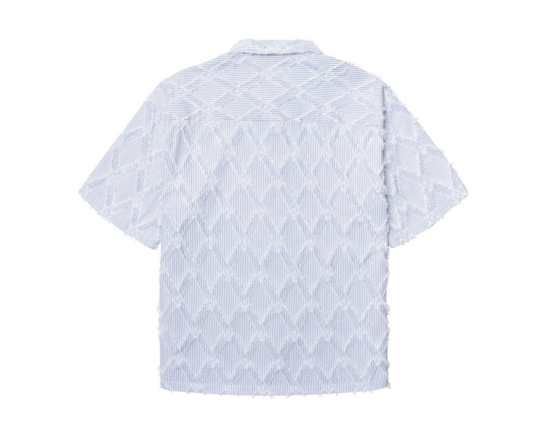 Woodbird WBWang Fil Coupe Shirt Blue Stripe 2626 702