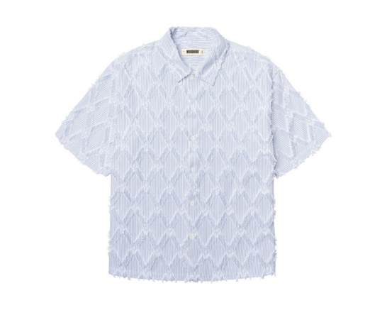 Woodbird WBWang Fil Coupe Shirt Blue Stripe 2626 702
