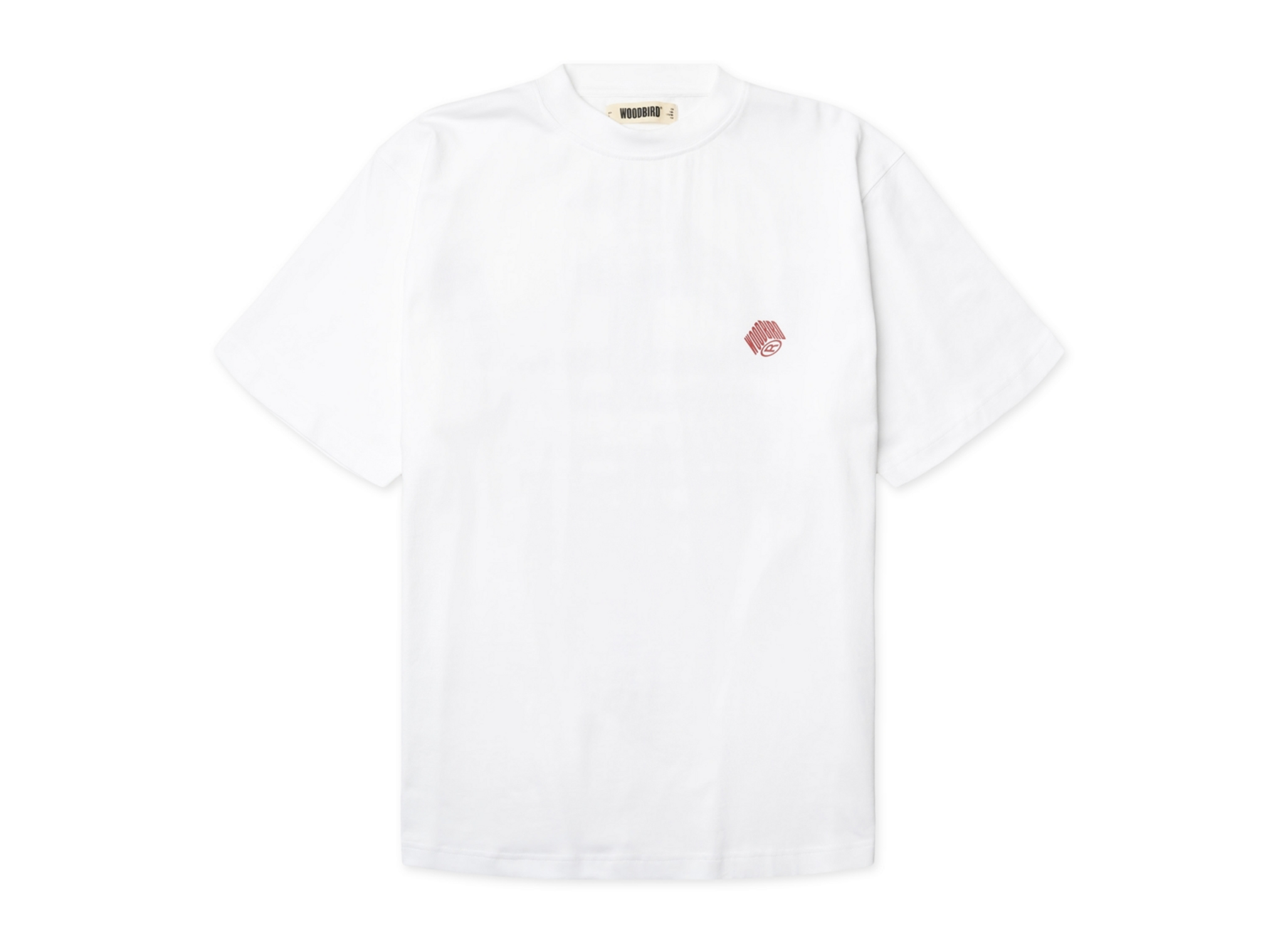 Woodbird WBBaine Carp Tee White 2626 400