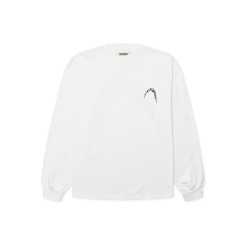 WBBeam LS Warp Tee White 2626 409