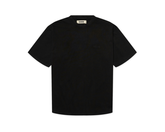 Woodbird WBBaine Warp Tee Washed Black 2626 404