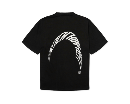 Woodbird WBBaine Warp Tee Washed Black 2626 404