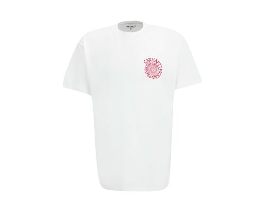 Carhartt WIP S/S Spirals Tee White I036264 3