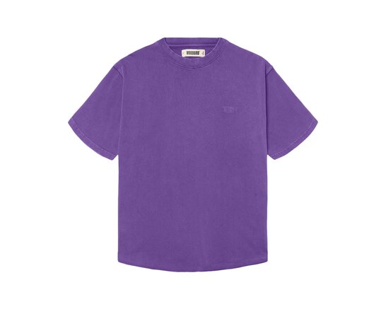 Woodbird WBBaine Washed Tee Washed Purple 2446 431
