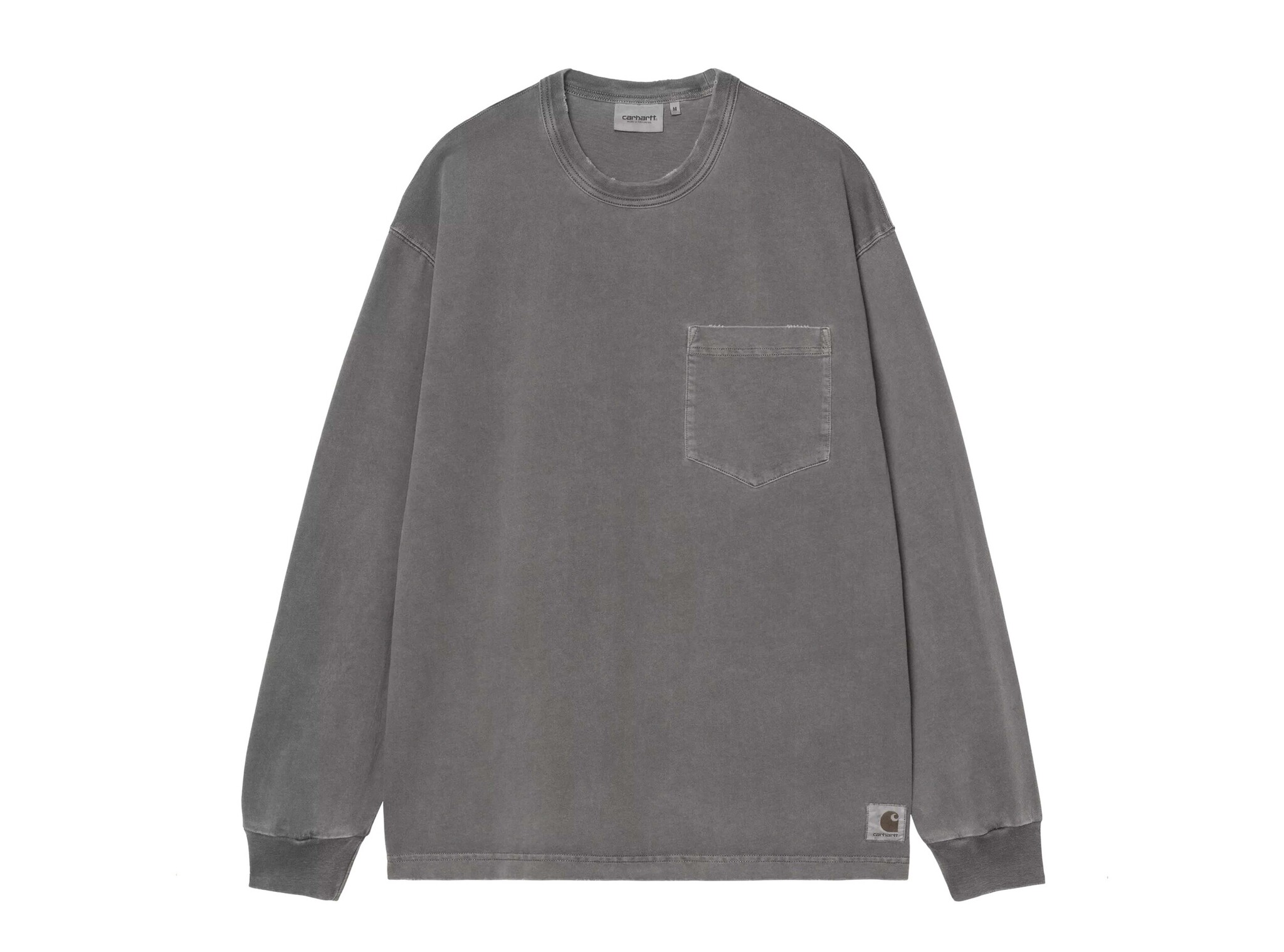 Carhartt WIP L/S Torion Pocket T-shirt Black Grind Wash I035958.89.B7.03