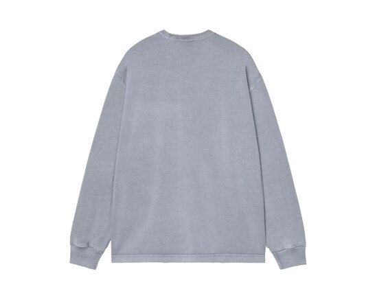 Carhartt WIP L/S Torion Pocket T-shirt Office Blue Grind Wash I035958.3GB.B7.03