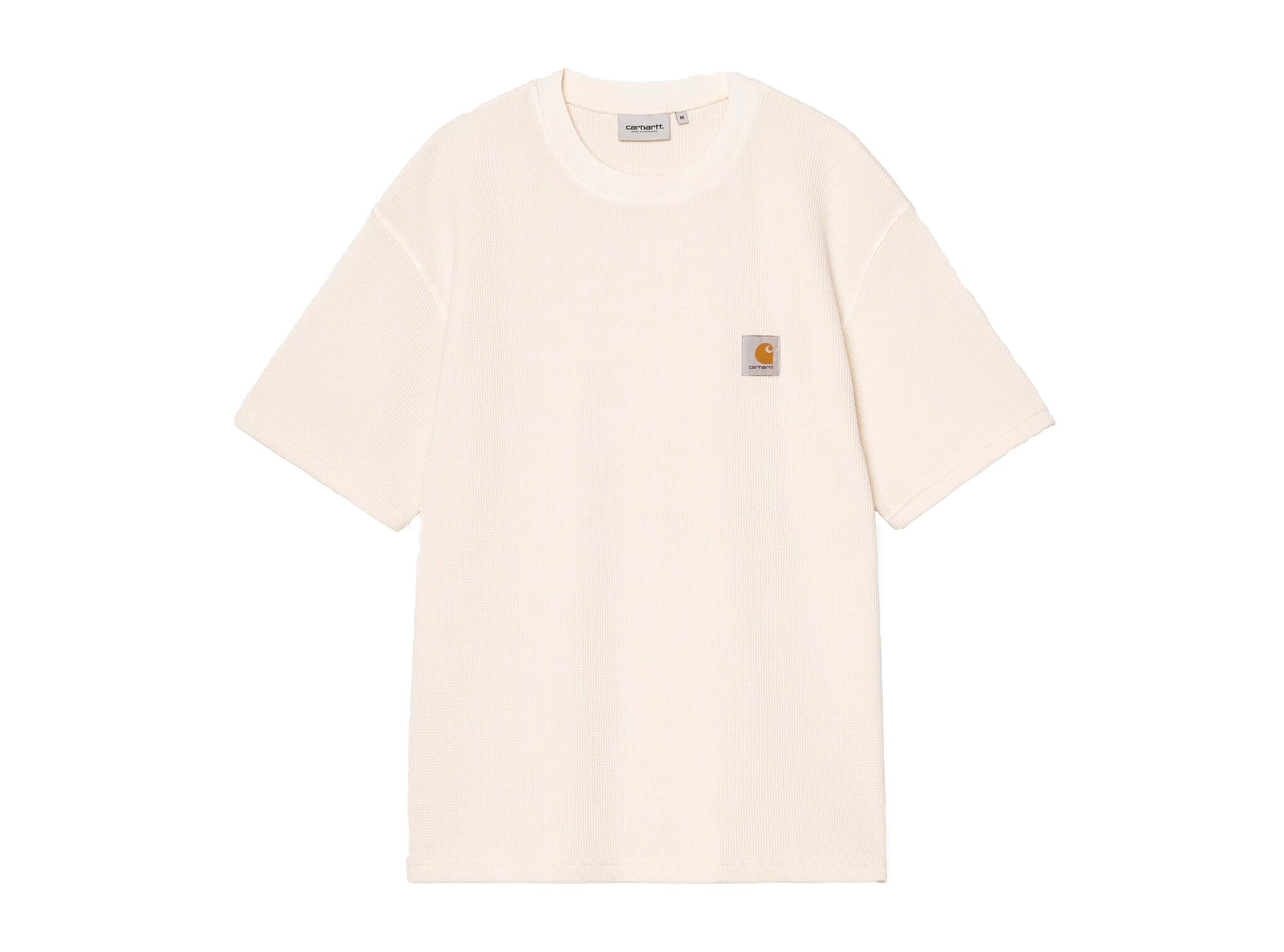 Carhartt WIP S/S Nelson Waffle T-shirt Naturel Garment Dyed I036185.05.GD.03
