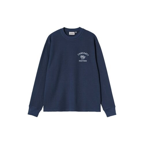 L/S Eightynine Waffle T-Shirt Jupiter White I036184.3CC.XX.03