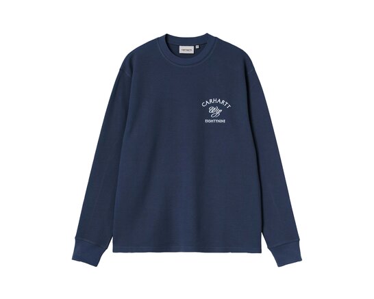 Carhartt WIP L/S Eightynine Waffle T-Shirt Jupiter White I036184.3CC.XX.03
