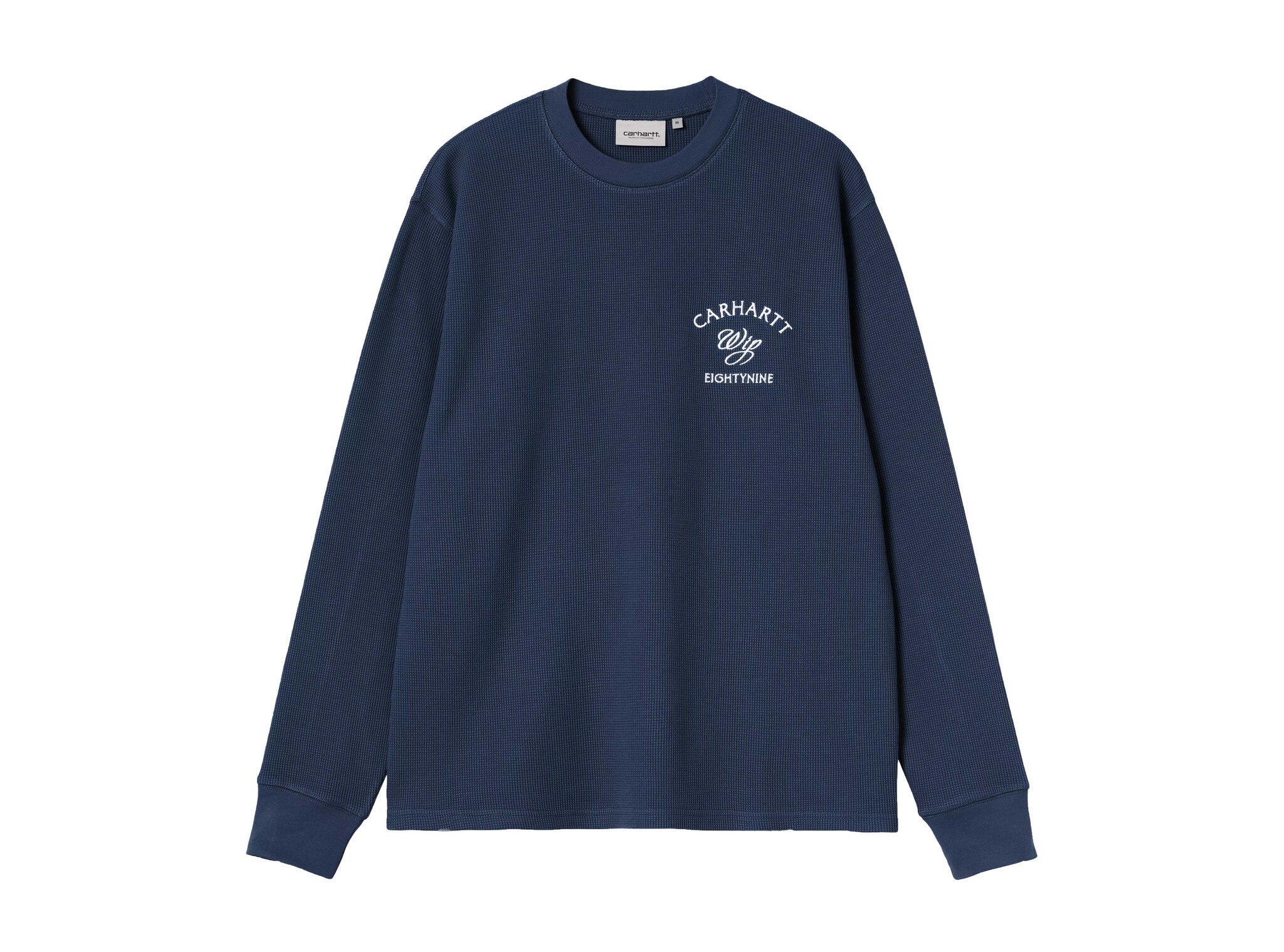 Carhartt WIP L/S Eightynine Waffle T-Shirt Jupiter White I036184.3CC.XX.03