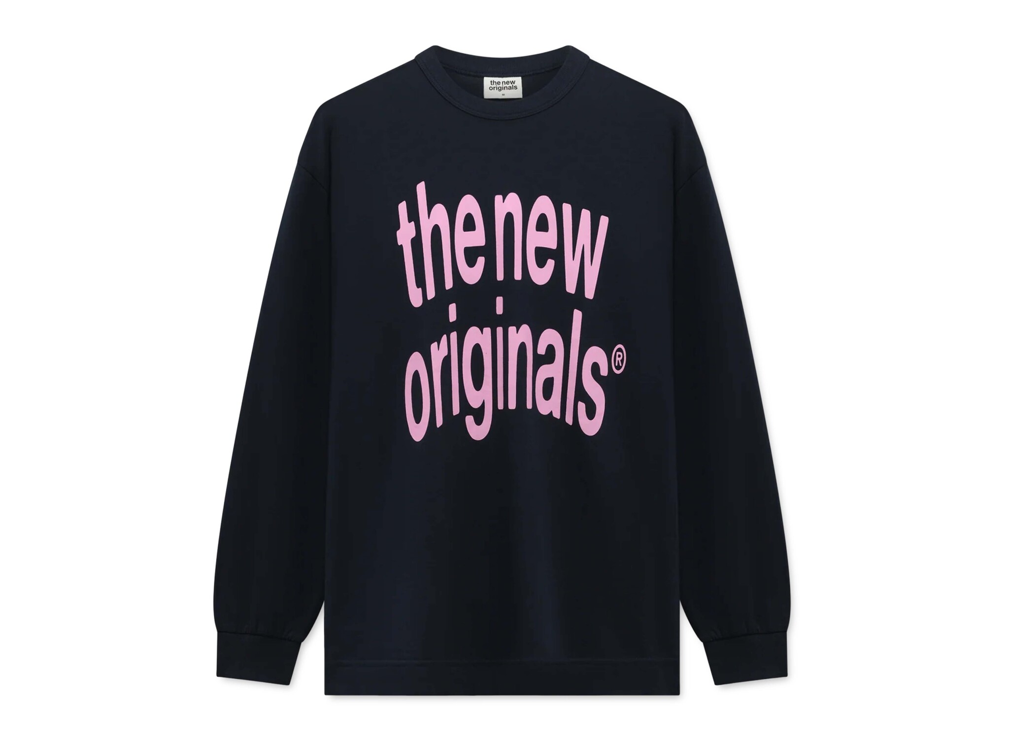 The New Originals Big Logo Longsleeve Stock Navy TNO479