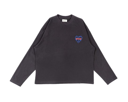 Bruut Love Longsleeve Washed Black BT2681 001