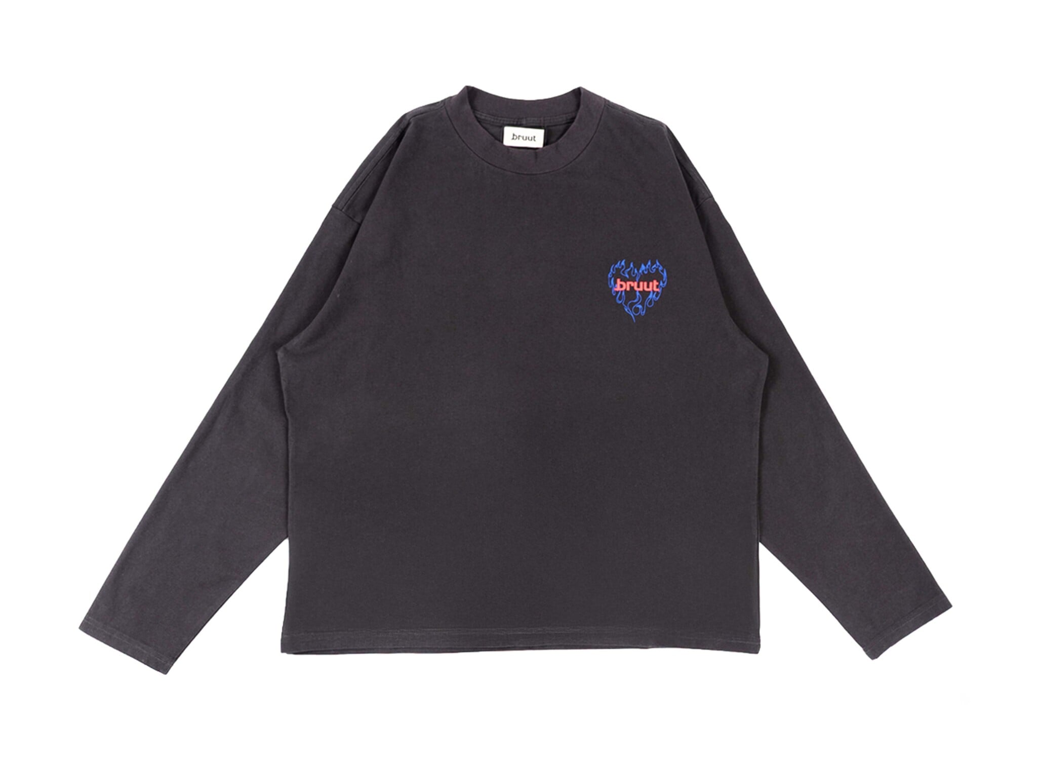 Bruut Love Longsleeve Washed Black BT2681 001