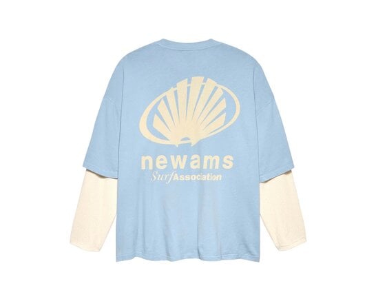 New Amsterdam Surf Association Corporate Logo Longsleeve Baby Blue 2601108001