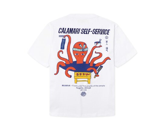 Woodbird WBBaine Octo Tee White 2626 402