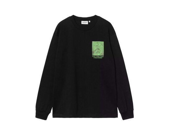 Carhartt WIP L/S Emerge T-shirt Black Stone Washed I036210.89.06.03
