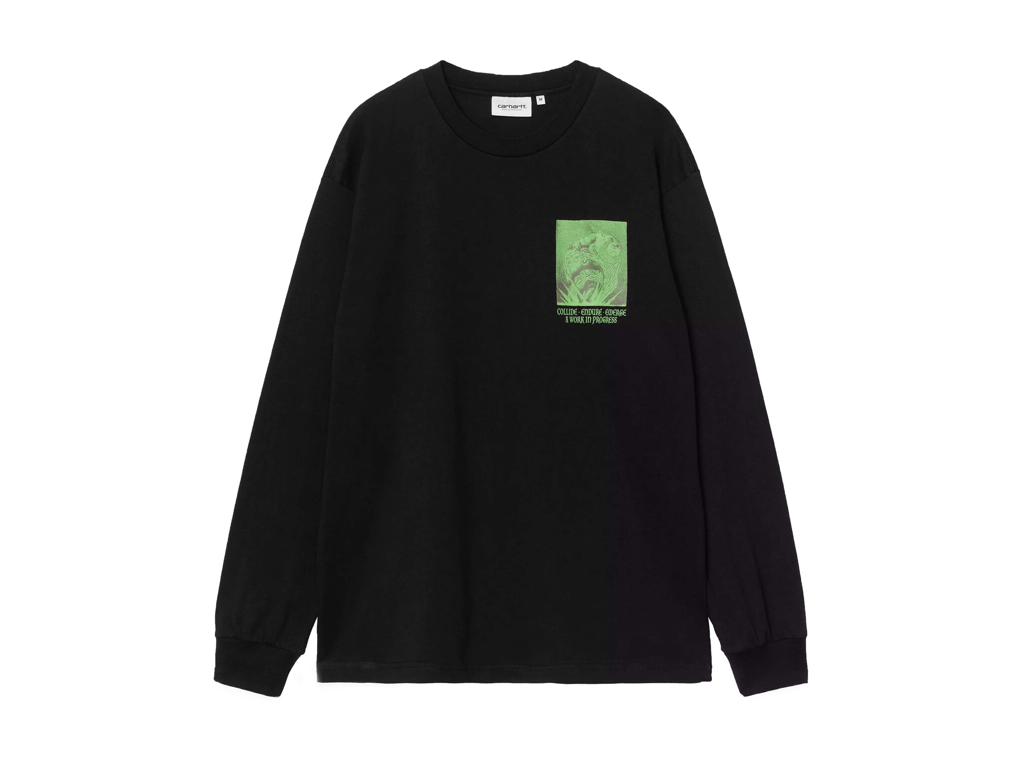 Carhartt WIP L/S Emerge T-shirt Black Stone Washed I036210.89.06.03