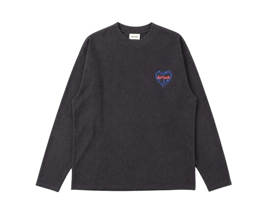 Bruut Love Longsleeve Washed Black BT2681 001
