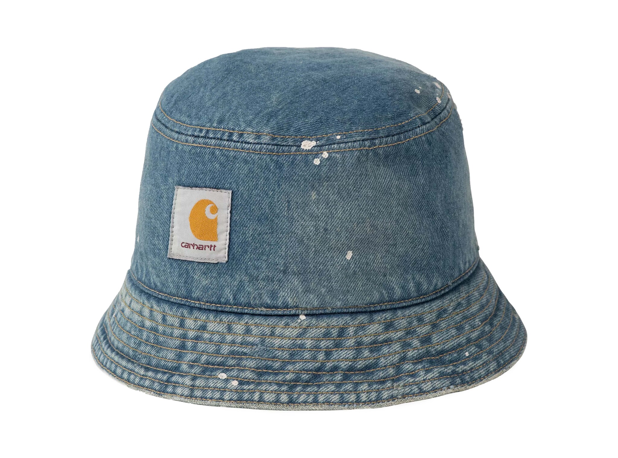 Carhartt WIP Belmar Bucket Hat Blue Destroy Was I037019 3