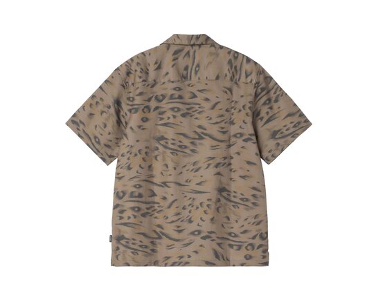Carhartt WIP SS Travon Shirt Duck Feather Print Cypress Black I036808 3